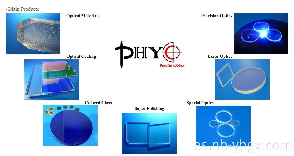 Prisma de vidrio óptico Bk7 de alta calidad